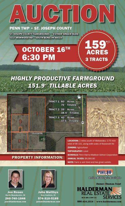 Ranch Property in St Joseph County, Indiana