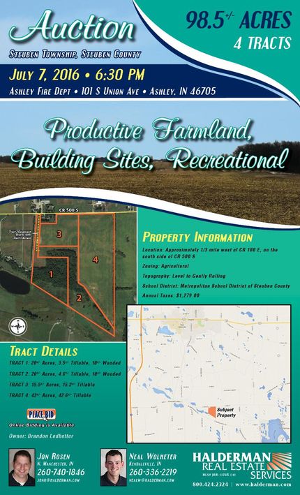 Ranch Property in Steuben County, Indiana