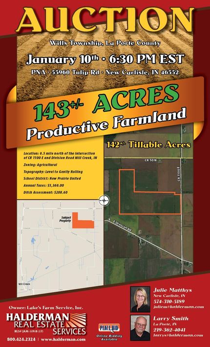 Farm Property in LaPorte County, Indiana