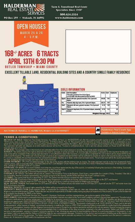 Farm Property in Miami County, Indiana