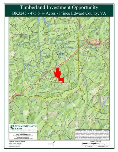 Farm Property in Prince Edward County, Virginia