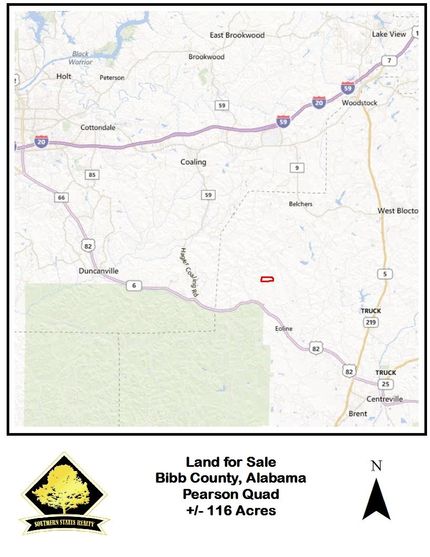 Ranch Property in Bibb County, Alabama
