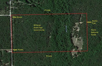 Riverfront Property in Iosco County, Michigan