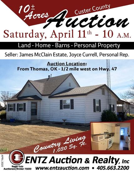 Property in Custer County, Oklahoma