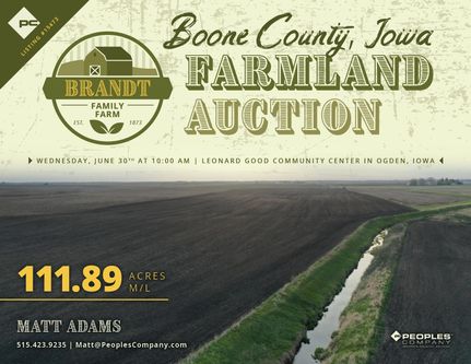Farm Property in Boone County, Iowa