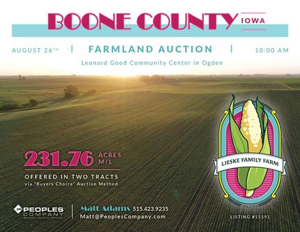 Farm Property in Boone County, Iowa