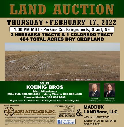 Farm Property in Perkins County, Nebraska
