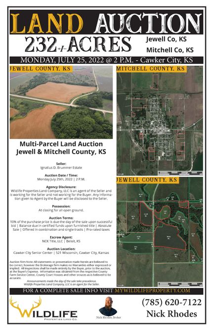 Farm Property in Mitchell County, Kansas