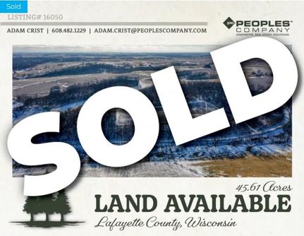 Timberland Property in Lafayette County, Wisconsin