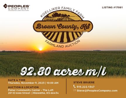 Farm Property in Brown County, Kansas
