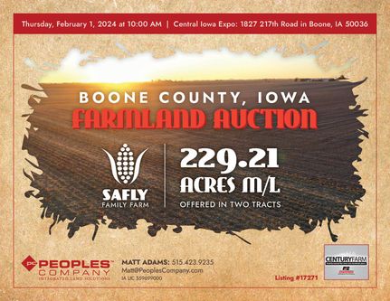 Farm Property in Boone County, Iowa