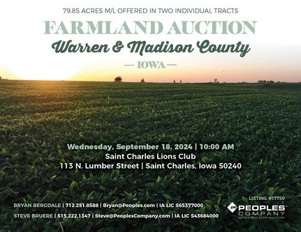 Undeveloped Land in Warren County, Iowa