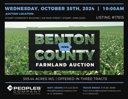 Farm Property in Benton County, Iowa