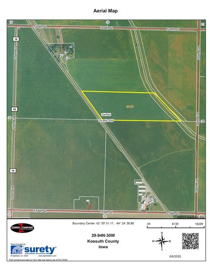 Farm Property for sale in Palo Alto County, Iowa