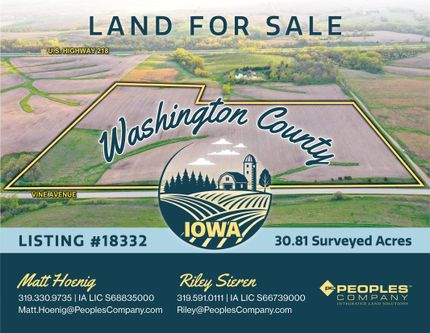 Farm Property for sale in Washington County, Iowa