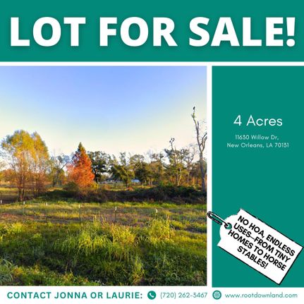 Undeveloped Land for sale in Orleans Parish, Louisiana