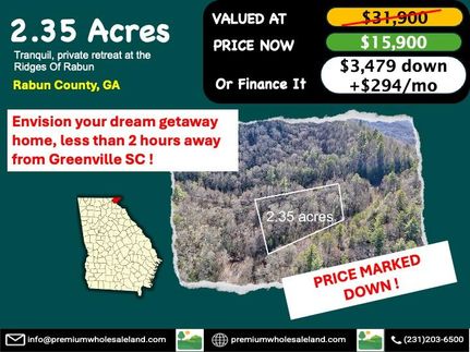 Timberland Property for sale in Rabun County, Georgia