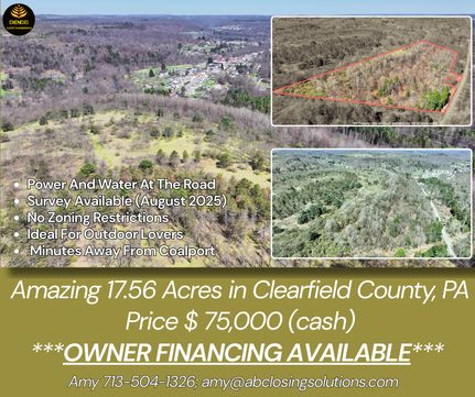 Property for sale in Clearfield County, Pennsylvania