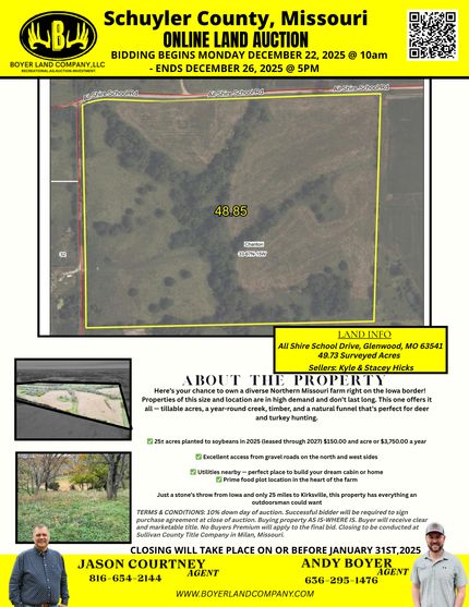Property for sale in Schuyler County, Missouri