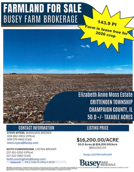 Property for sale in Champaign County, Illinois