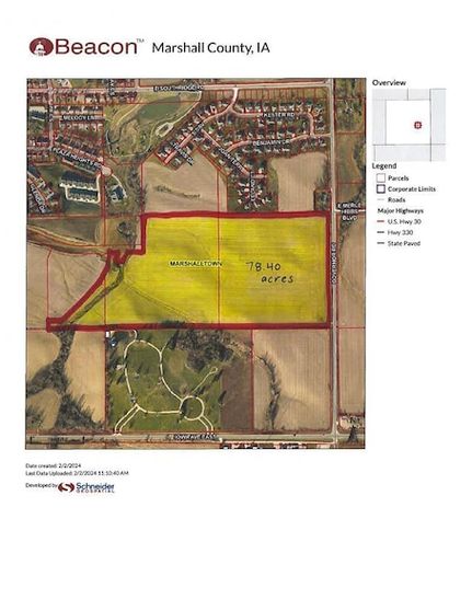Undeveloped Land for sale in Marshall County, Iowa