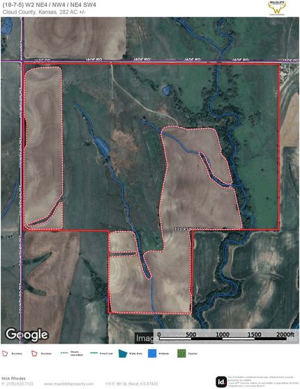 Hunting Land for sale in Cloud County, Kansas