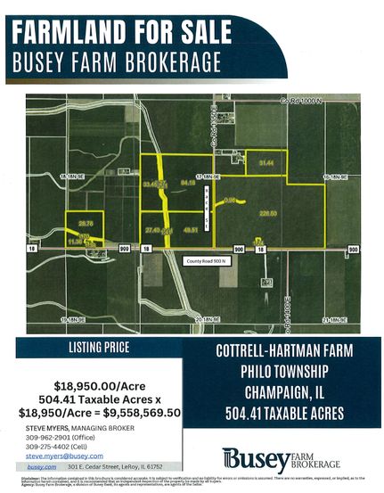 Farm Property for sale in Champaign County, Illinois
