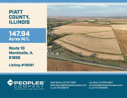 Undeveloped Land for sale in Piatt County, Illinois