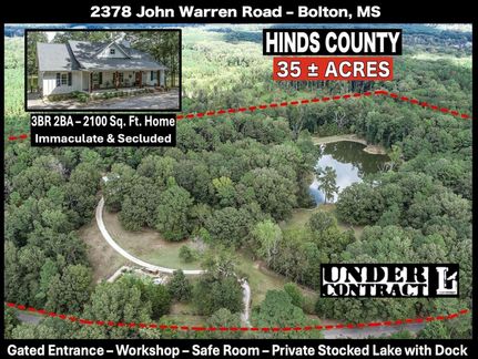 Waterfront Property for sale in Hinds County, Mississippi