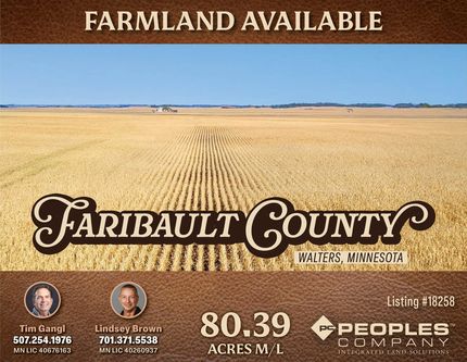 Property for sale in Faribault County, Minnesota