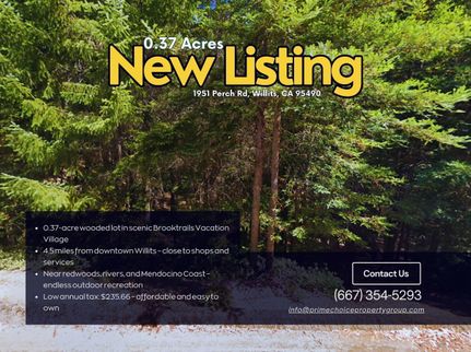 Property for sale in Mendocino County, California