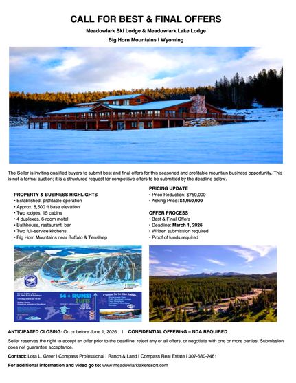 Farm Property for sale in Washakie County, Wyoming