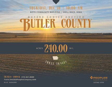 Property for sale in Butler County, Iowa