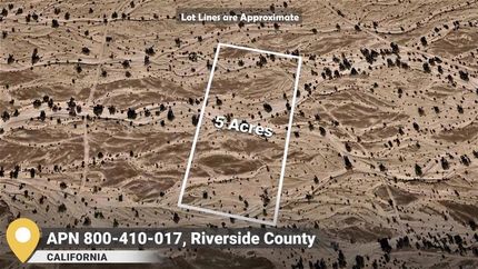 Undeveloped Land for sale in Riverside County, California