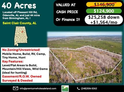 Property for sale in Saint Clair County, Alabama