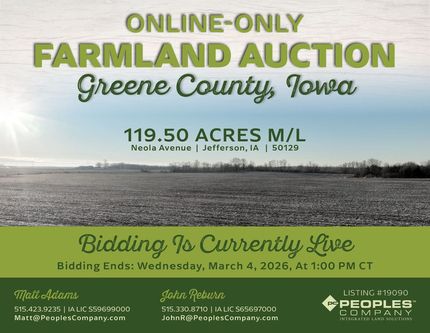 Ranch Property for sale in Greene County, Iowa