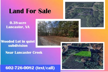 Undeveloped Land for sale in Lancaster County, Virginia