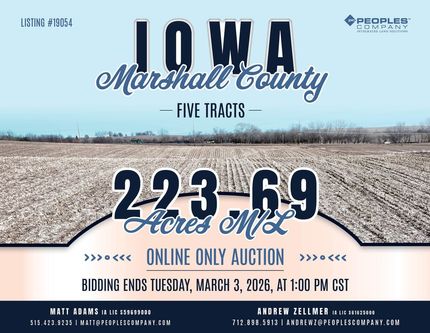 Farm Property for sale in Marshall County, Iowa