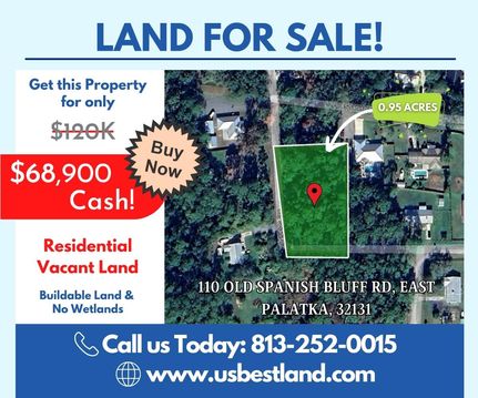 Undeveloped Land for sale in Putnam County, Florida