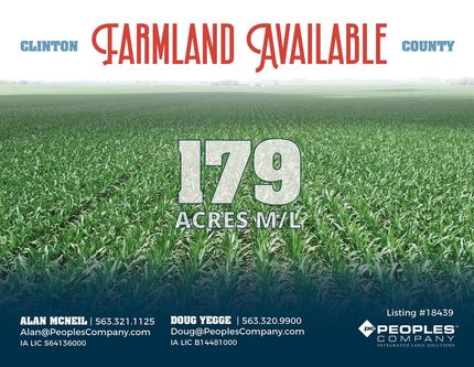 Undeveloped Land for sale in Clinton County, Iowa