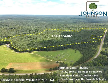 Farm Property for sale in Wilkinson County, Georgia