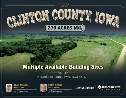 Farm Property for sale in Clinton County, Iowa