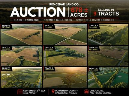 Farm Property for sale in McPherson County, Kansas