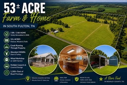 Farm Property for sale in Weakley County, Tennessee
