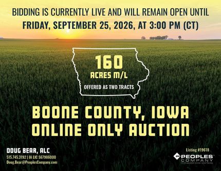 Farm Property for sale in Boone County, Iowa