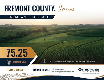 Undeveloped Land for sale in Fremont County, Iowa