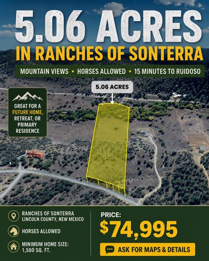Farm Property for sale in Lincoln County, New Mexico