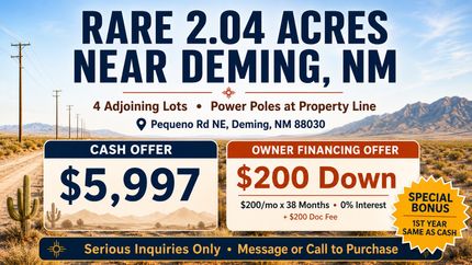 Recreational Property for sale in Luna County, New Mexico