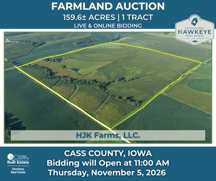 Farm Property for sale in Cass County, Iowa