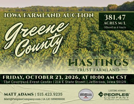 Farm Property for sale in Greene County, Iowa